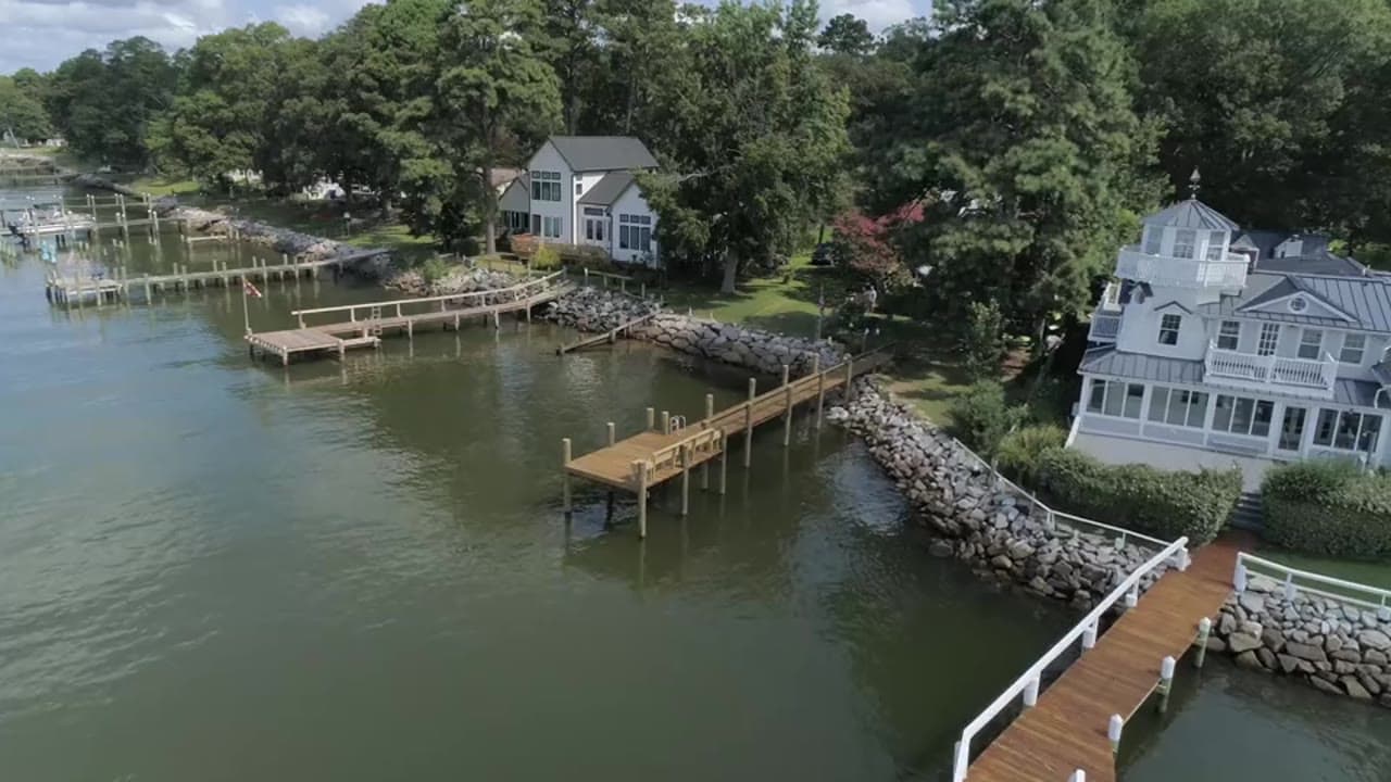Pier and seawall company website hero video