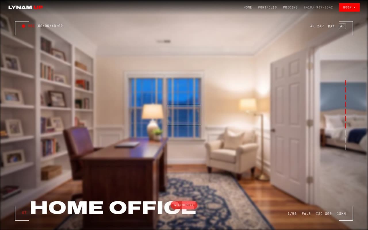 Lynam Up Real Estate website (Real estate media)