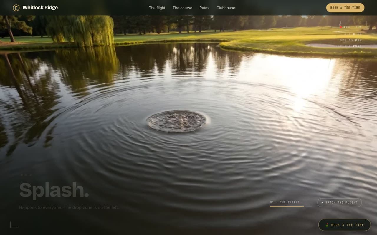 Whitlock Ridge Golf Club website (Golf course)