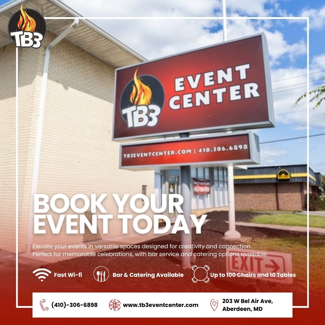 Graphic made for TB3 Event Center